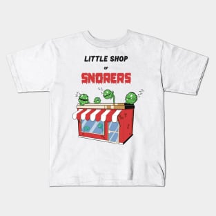 Little Shop of Snorers Kids T-Shirt